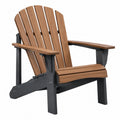 Sedia Adirondack 98 x 80 x 100 cm in legno marrone e nero - da giardino inclinata