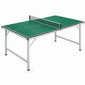 Tavolo da ping pong 274 x 152.5 x 76 cm verde in pannello con rete per gioco indoor